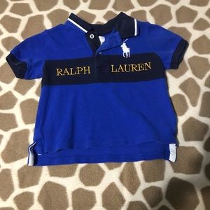 Ralph Lauren short sleeve button up polo shirt